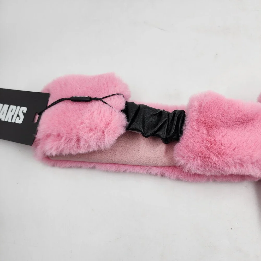 Apparis Headband & Fingerless Gloves Set Girls Kids NS Lolly Pink - 2 Piece